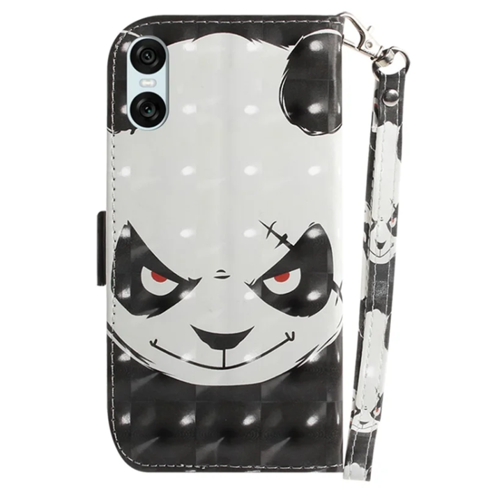 A-One Brand - Sony Xperia 10 VI Plånboksfodral 3D Pattern - Panda