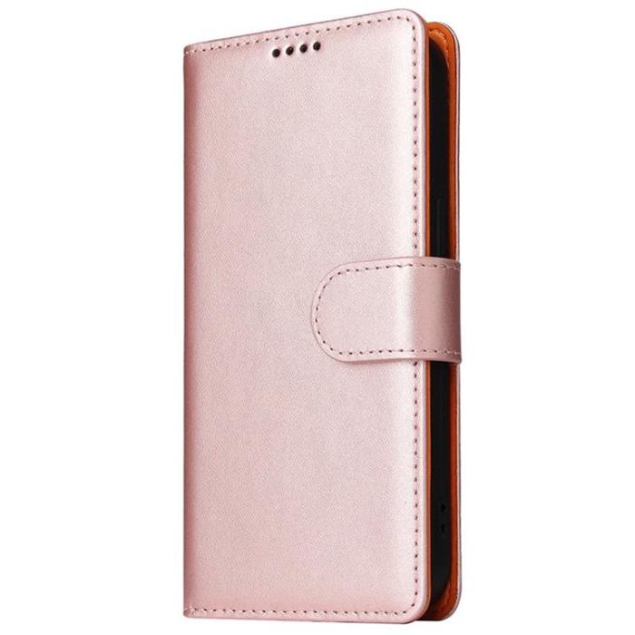 OEM - iPhone 14 Plånboksfodral Dual Flip - Rosa Guld