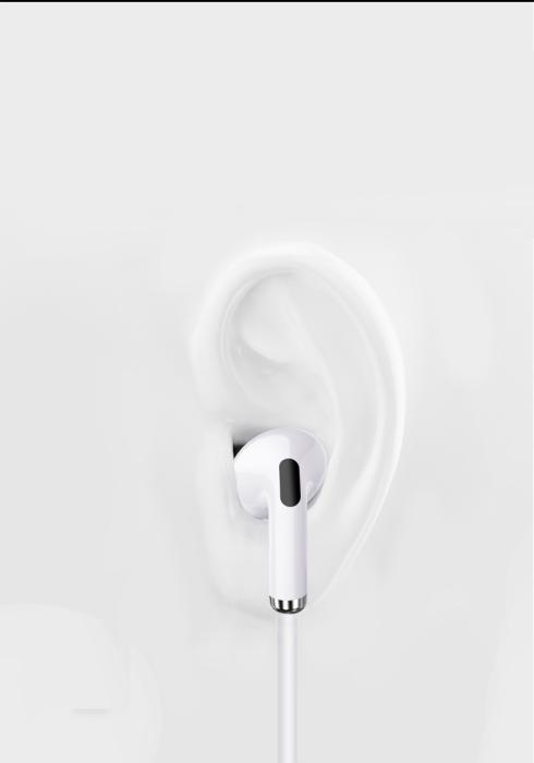 Yesido - Yesido Heavy Bass Pro In-ear hörlurar - Vit