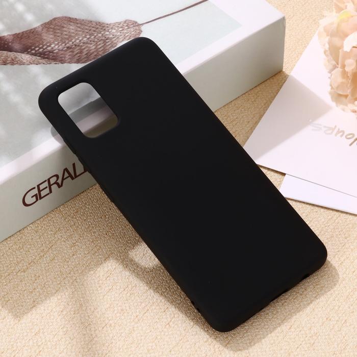 OEM - Flexible Liquid Silicone Mobilskal Samsung Galaxy A51 5G - Svart