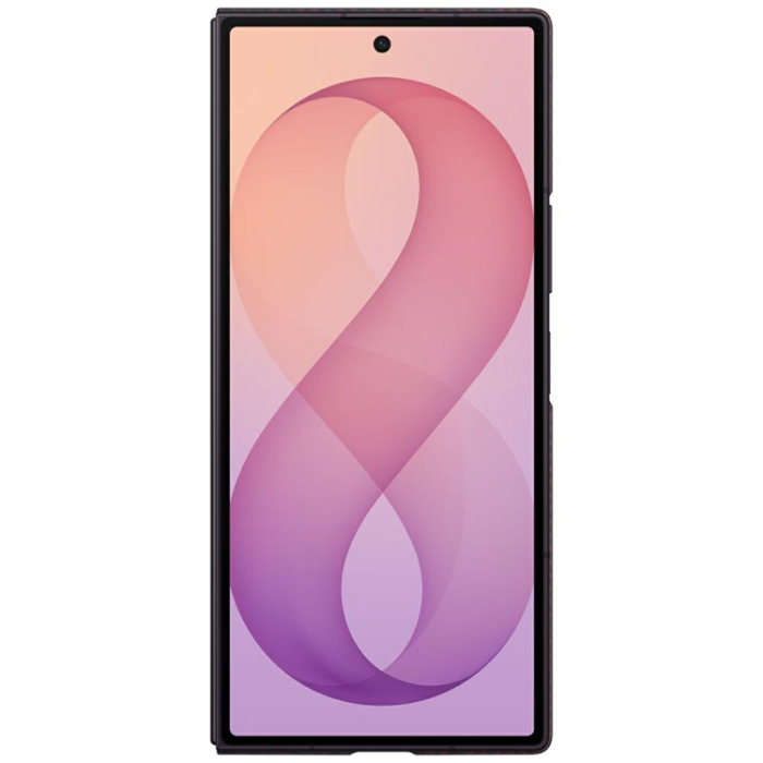 Samsung - Samsung Mobilskal för Galaxy Z Fold 8 Ultra Carbon Magnet - Röd