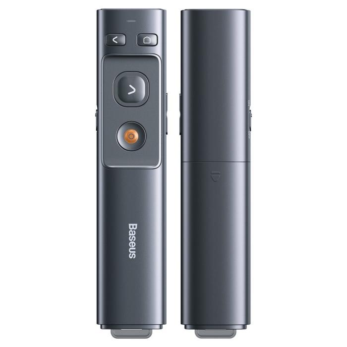 BASEUS - Baseus laser pointer fjärrkontroll PC (med batteri) - Grå