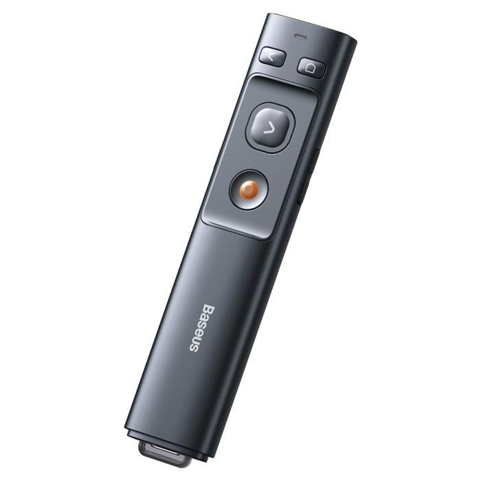 BASEUS - Baseus laser pointer fjärrkontroll PC (med batteri) - Grå