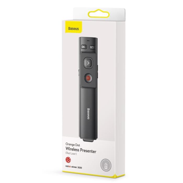 BASEUS - Baseus laser pointer fjärrkontroll PC (med batteri) - Grå