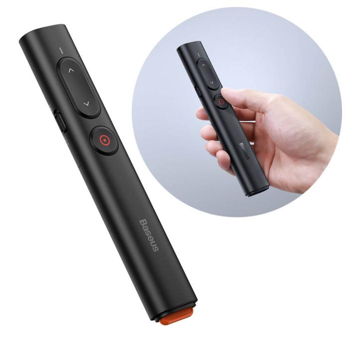 UTGATT5 - Baseus laser pointer fjärrkontroll PC Svart