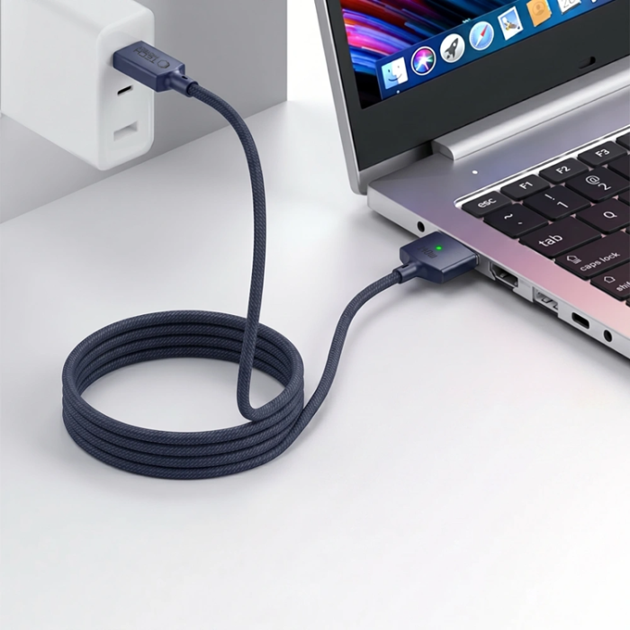 Tech-Protect - Tech-Protect Macbook-Kabel USB-C Till Magsafe 3 140w 2m Ultraboost - Blå