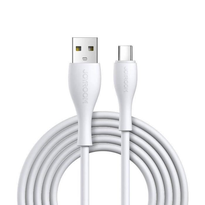 Joyroom - Joyroom USB-A till USB-C cable 3 A 1 m Vit