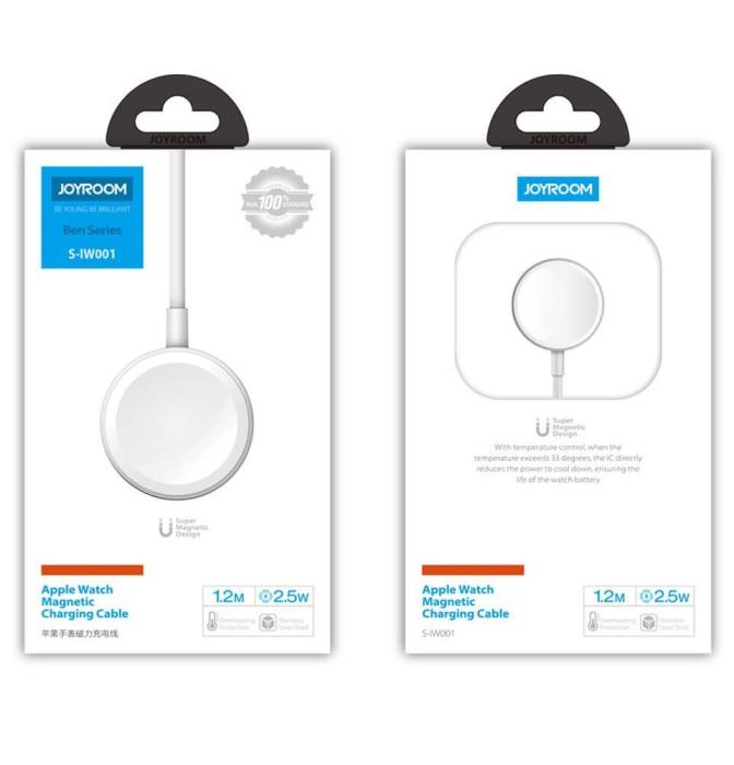 UTGATT4 - Joyroom wireless Qi charger Apple Watch 1,2 m cable Vit