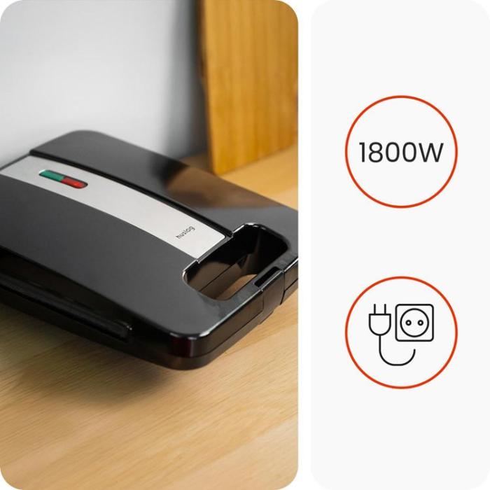 Huslog - Huslog Jordnötsbrödrost 1800W HUS1044