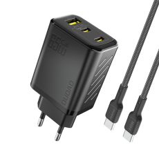 Dudao - Dudao Snabbladdare USB-A/2x USB-C 65W med USB-C Kabel