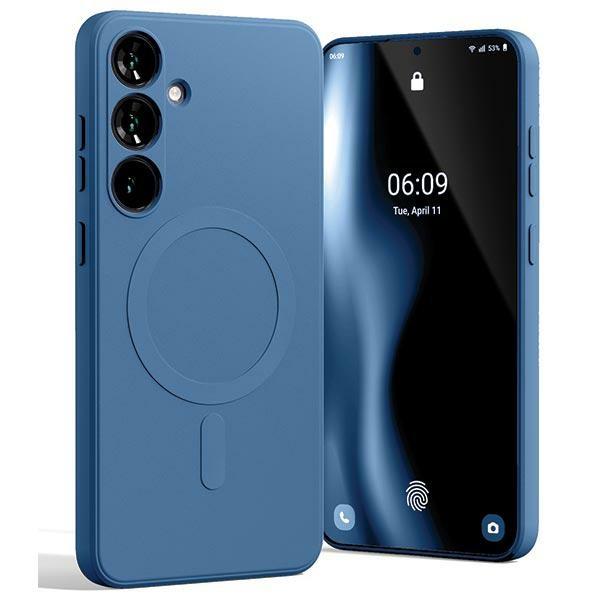 Mercury Galaxy S24 Plus Mobilskal MagSafe Semi-Silikon - Blå | 2353 | AlltMobil