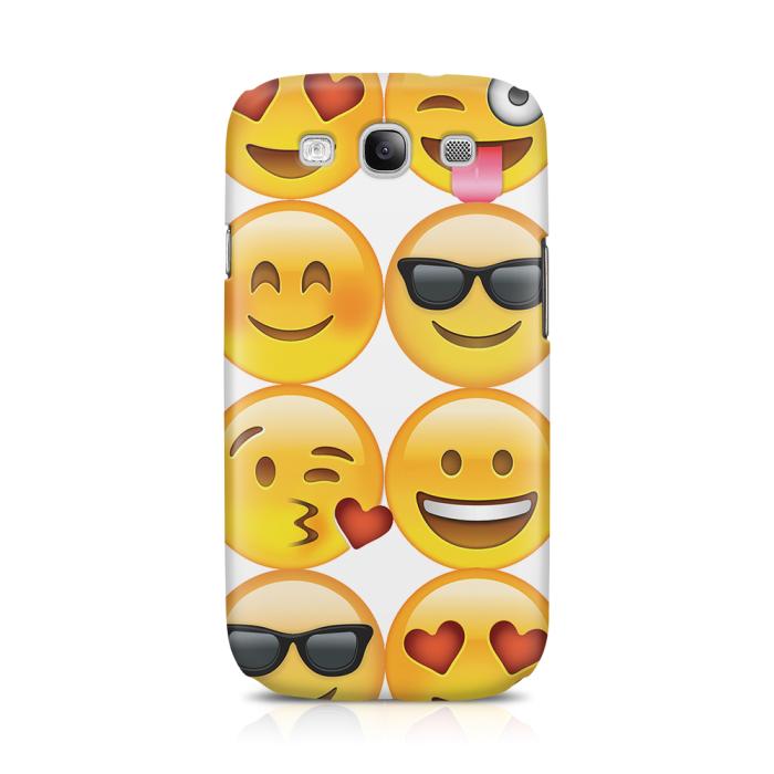 UTGATT5 - Skal till Samsung Galaxy S3 - Emoji - Smileys