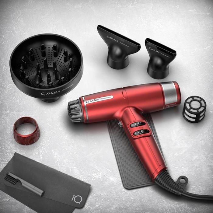 Ga.Ma - GA.MA Hårfön IQ Lite Red 110. 000rpm 294gr