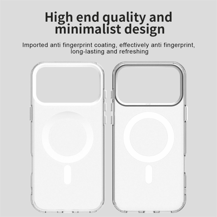 A-One Brand - iPhone 17 Pro Mobilskal MagSafe Anti Drop Hybrid - Vit