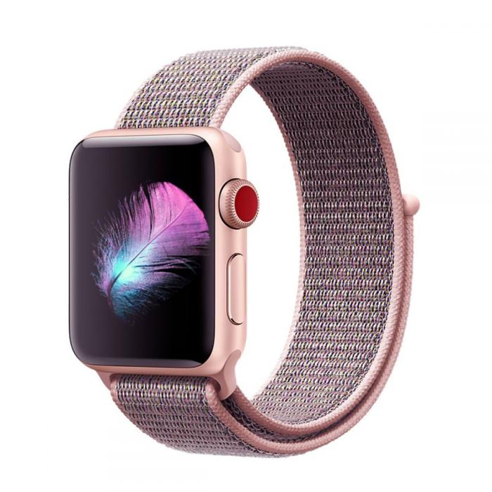 UTGATT5 - Tech-Protect Nylon Apple Watch 1/2/3/4/5 (38 / 40Mm) Rosa Sand