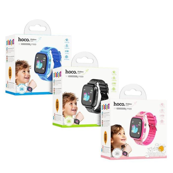 Hoco - Hoco Smartwatch för Barn 2G Y100 - Svart