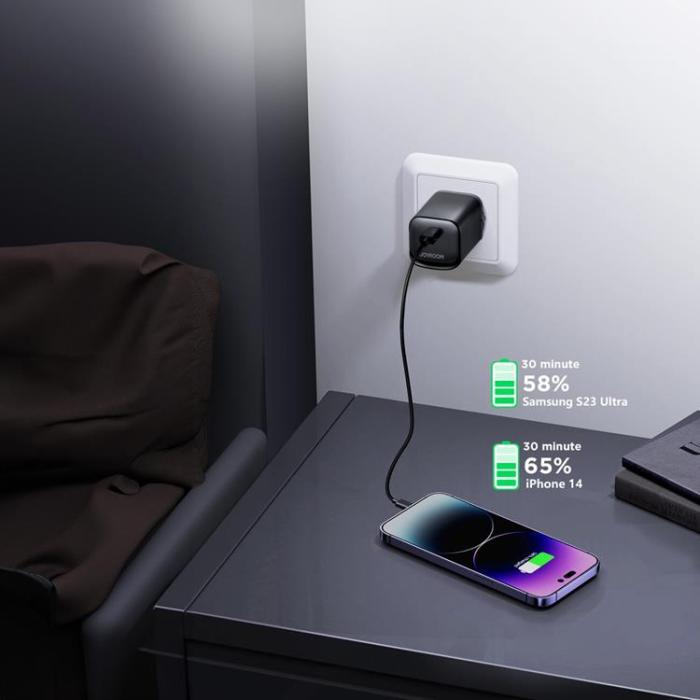 Joyroom - Joyroom PD Väggladdare USB-C 30W - Svart