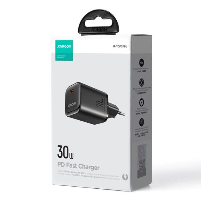 Joyroom - Joyroom PD Väggladdare USB-C 30W - Svart