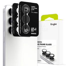 Ringke - [2-Pack] Ringke Galaxy S25 FE Härdat Glas Kameraskydd - Svart