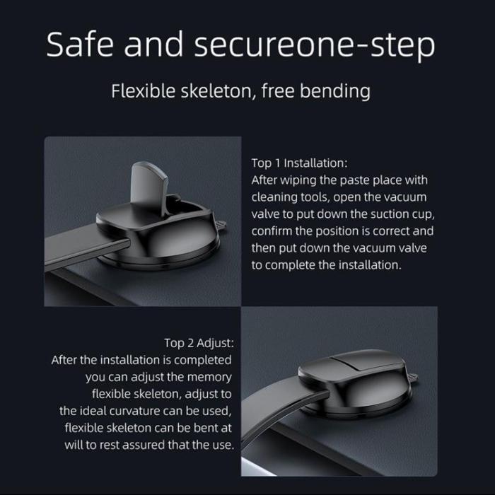 Forcell - Forcell Bilhållare MagFlex Magsafe Air Vent - Svart
