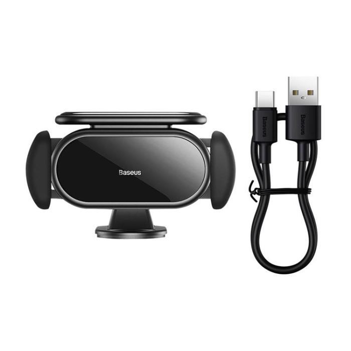 BASEUS - Baseus Bilhållare Solar Automatic Cockpit - Svart