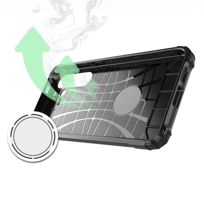 OEM - Galaxy S24 Mobilskal Hybrid Armor - Svart