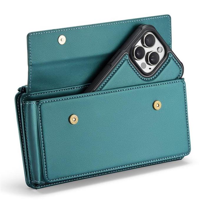 Caseme - CASEME Me20 Crossbody Väska 4.0-7.6'' Läder - Grön