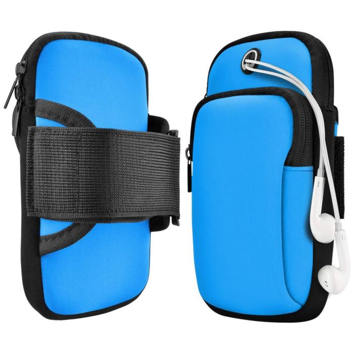 UTGATT5 - Universalt Running Sport Armband För Mobiltelefon - Blå