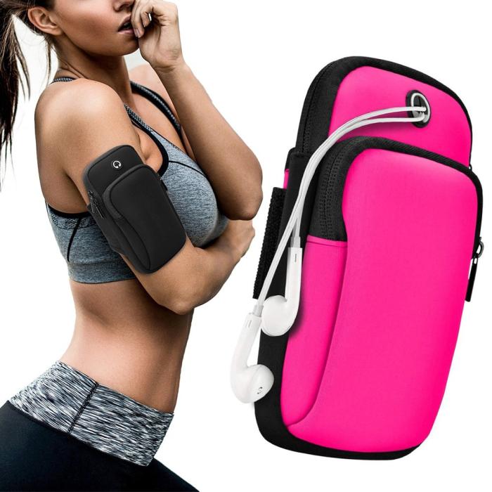 UTGATT5 - Universalt Running Sport Armband För Mobiltelefon - Rosa