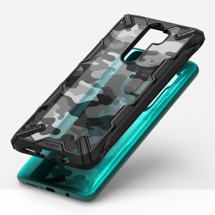 UTGATT5 - Ringke Fusion X Mobilskal Xiaomi Redmi Note 8 Pro - Svart