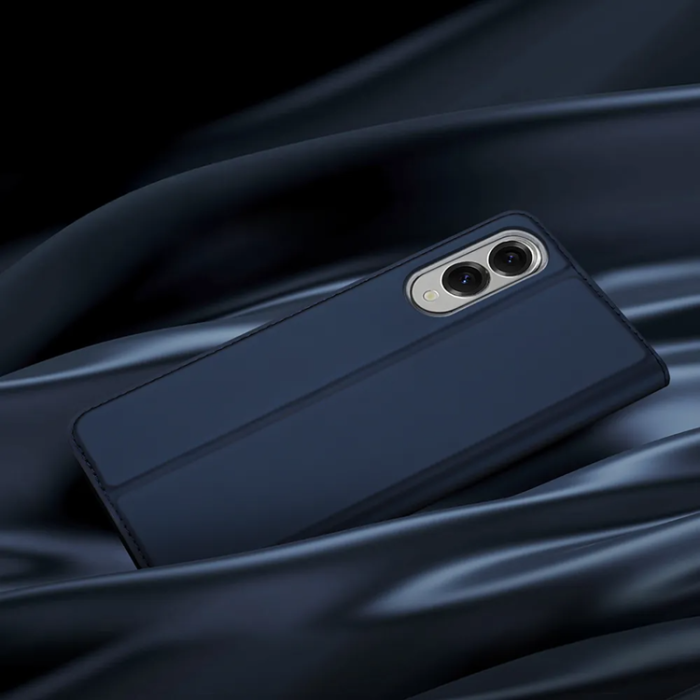 Dux Ducis - Dux Ducis Galaxy S25 Edge Plånboksfodral Skin Pro - Blå