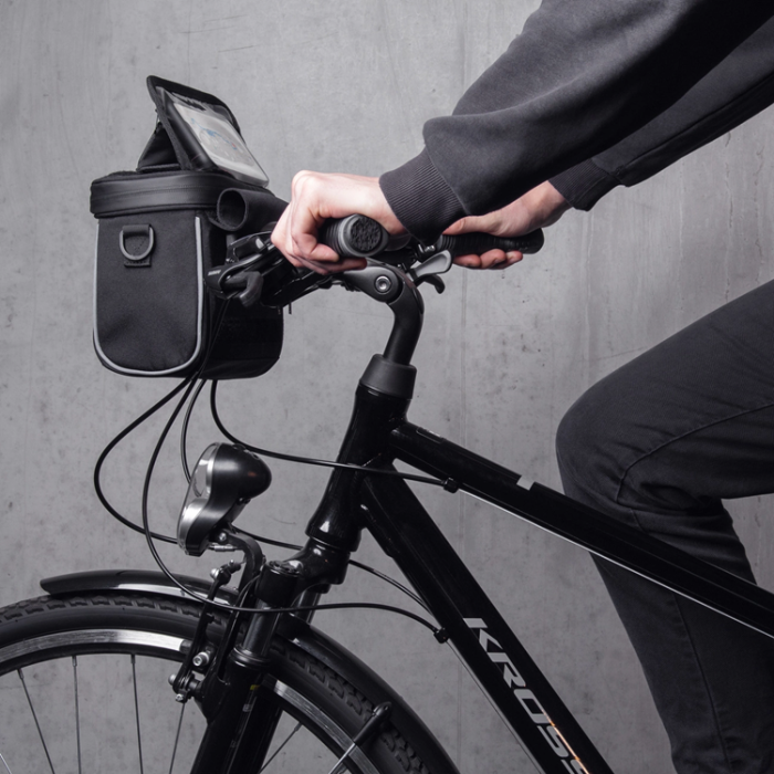 Wozinsky - Wozinsky cykelstyr Väska WBHBB-01 4L - Svart
