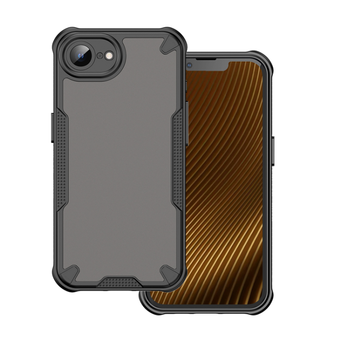 OEM - iPhone 16e Mobilskal Defender Matt - Svart