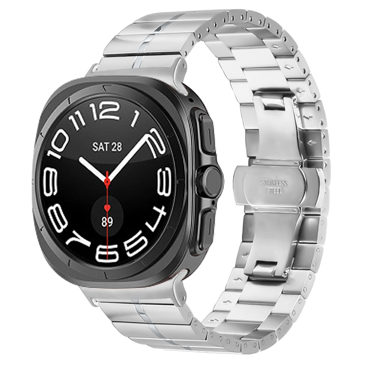 Galaxy Watch 8/8 Classic (40/44/46mm) Armband Stainless Steel - Silver | 5123 | AlltMobil