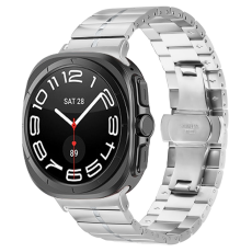 A-One Brand - Galaxy Watch 8/8 Classic (40/44/46mm) Armband Stainless Steel - Silver