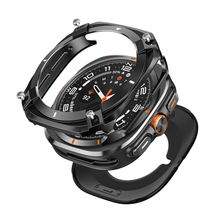 A-One Brand - Samsung Galaxy Watch Ultra (47mm) Skal Cyber Style - Svart/Vit