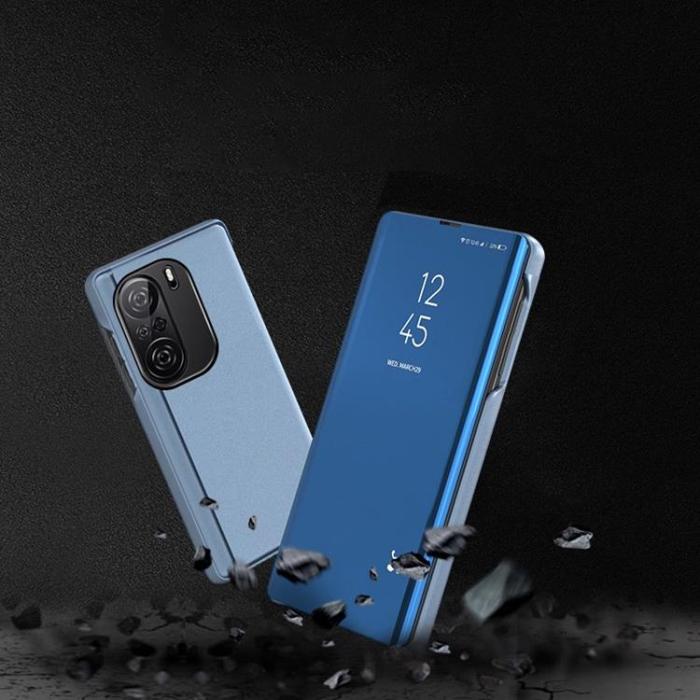 Ruhtel - Clear View Fodral Xiaomi Poco F3 - Blå