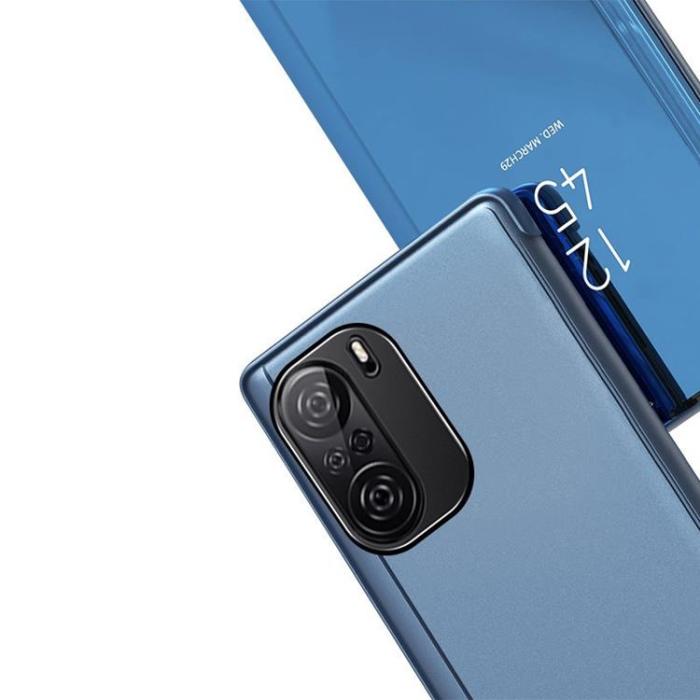 Ruhtel - Clear View Fodral Xiaomi Poco F3 - Blå