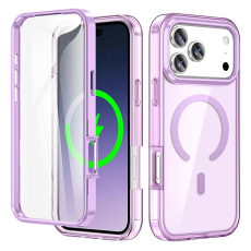 A-One Brand - Mobilskal till iPhone 17 Pro MagSafe med PET Sk&auml;rmskydd - Lila