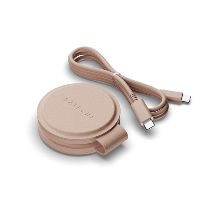 Satechi - Satechi Trådlös Laddare iPhone, Apple Watch - Desert Rose