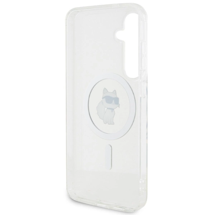 KARL LAGERFELD - Karl Lagerfeld Mobilskal till Galaxy S24 Plus Magsafe IML Choupette - Clear