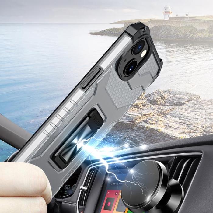 OEM - Crystal Ring Kickstand Skal iPhone 12 mini - Svart