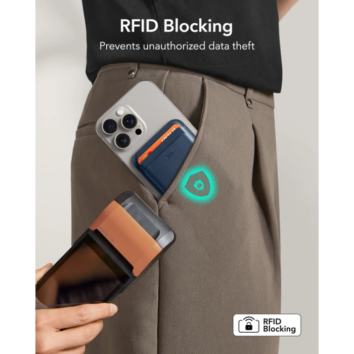 ESR - ESR Korthållare Magsafe Magnetic Classic RFID - Mörkblå
