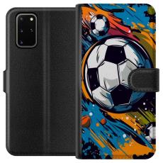 iSecrets - Plånboksfodral till Samsung Galaxy S20+ med Fotbollar
