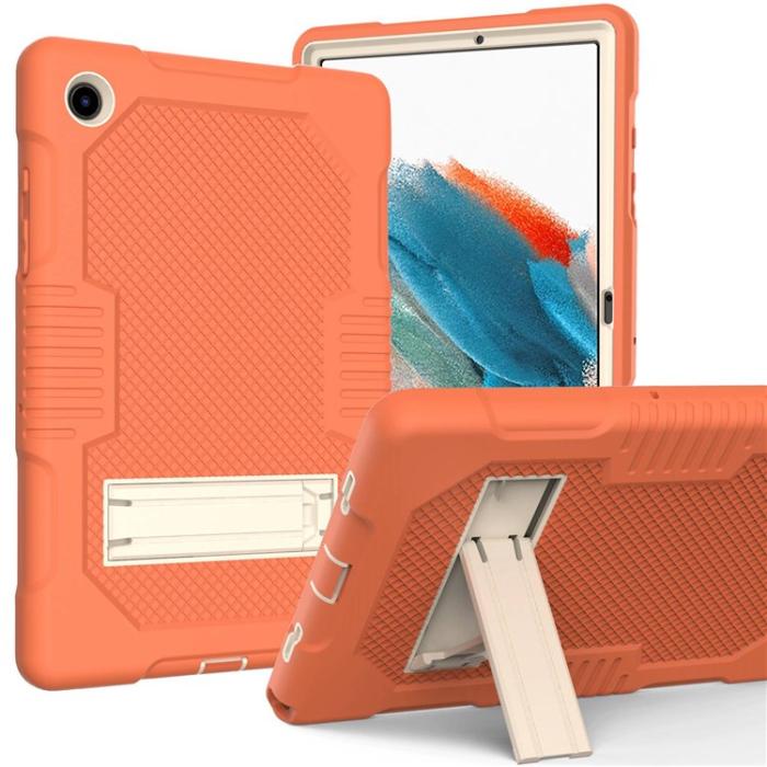 A-One Brand - Galaxy Tab A8 10.5 (2021) Skal Robot B2 Kickstand - Orange