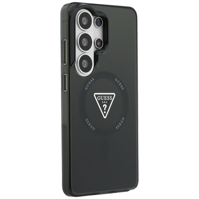 Guess - Guess Mobilskal För Galaxy S26 Ultra MagSafe IML Gradient Triangle - Svart