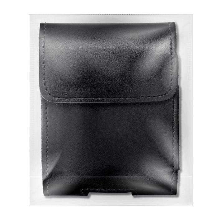 OEM - Galaxy Z Flip 6/5/4 Bältesväska Holster Horizontal Hästläder - Svart