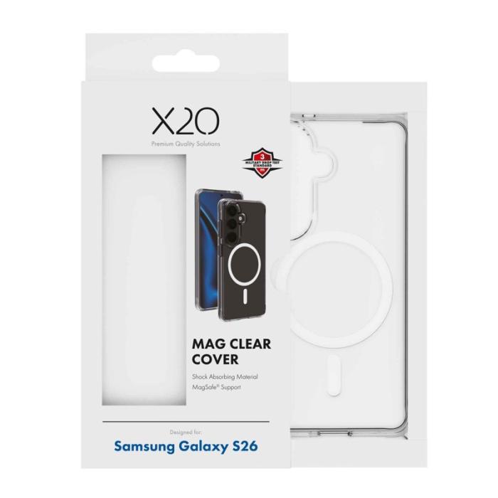 X2O - X2O Mag Clear Skal Samsung Galaxy S26 Klar