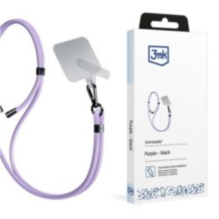 3MK - 3mk Mobil Lanyard Easyclip - Lila