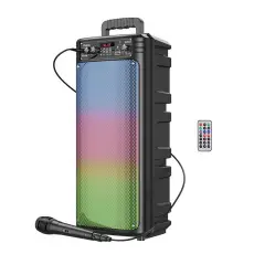 Hoco - Hoco Tr&aring;dl&ouml;s H&ouml;gtalare Bluetooth Med Tr&aring;dbunden Mikrofon BS52 - Svart